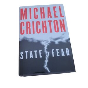 State of Fear by Michael Crichton‎ Hardcover HarperCollins Book